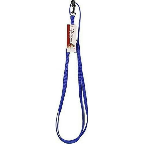 Valhoma 381 C 6BL 625484 Nylon Chicken Leash, Blue, 6'