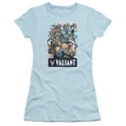 thumbnail image 1 of Valiant 25Th Group S/S Junior Women's T-Shirt Sheer Light Blue, 1 of 2