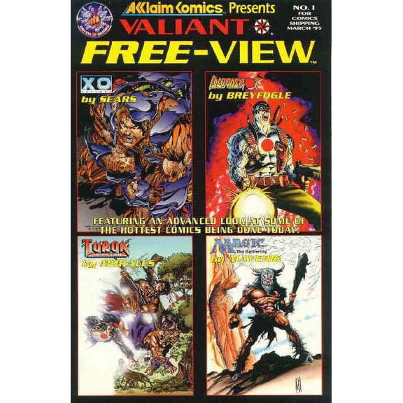 Valiant Free-View #1 VF ; Valiant Comic Book