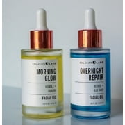 Valjean Labs Morning Glow and Overnight Repair Facial Oils Set, 1.83 oz Each