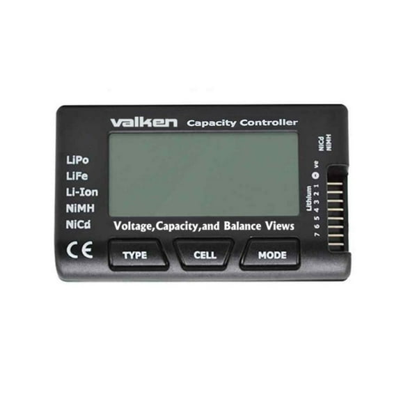 Valken Energy Battery Tester - LiPo, Li-Ion, & NiMH Compatible