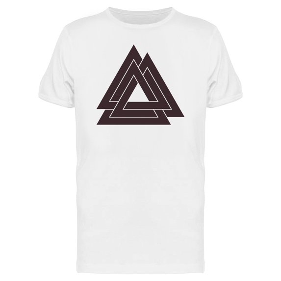Valknut Grey Color Tee Men's -Image by Shutterstock