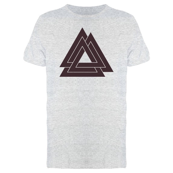 Valknut Grey Color Tee Men's -Image by Shutterstock