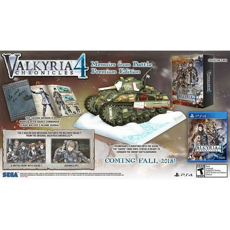 Valkyria Chronicles 4: Memoirs from Battle Premium Edition - PlayStation 4, PlayStation 5