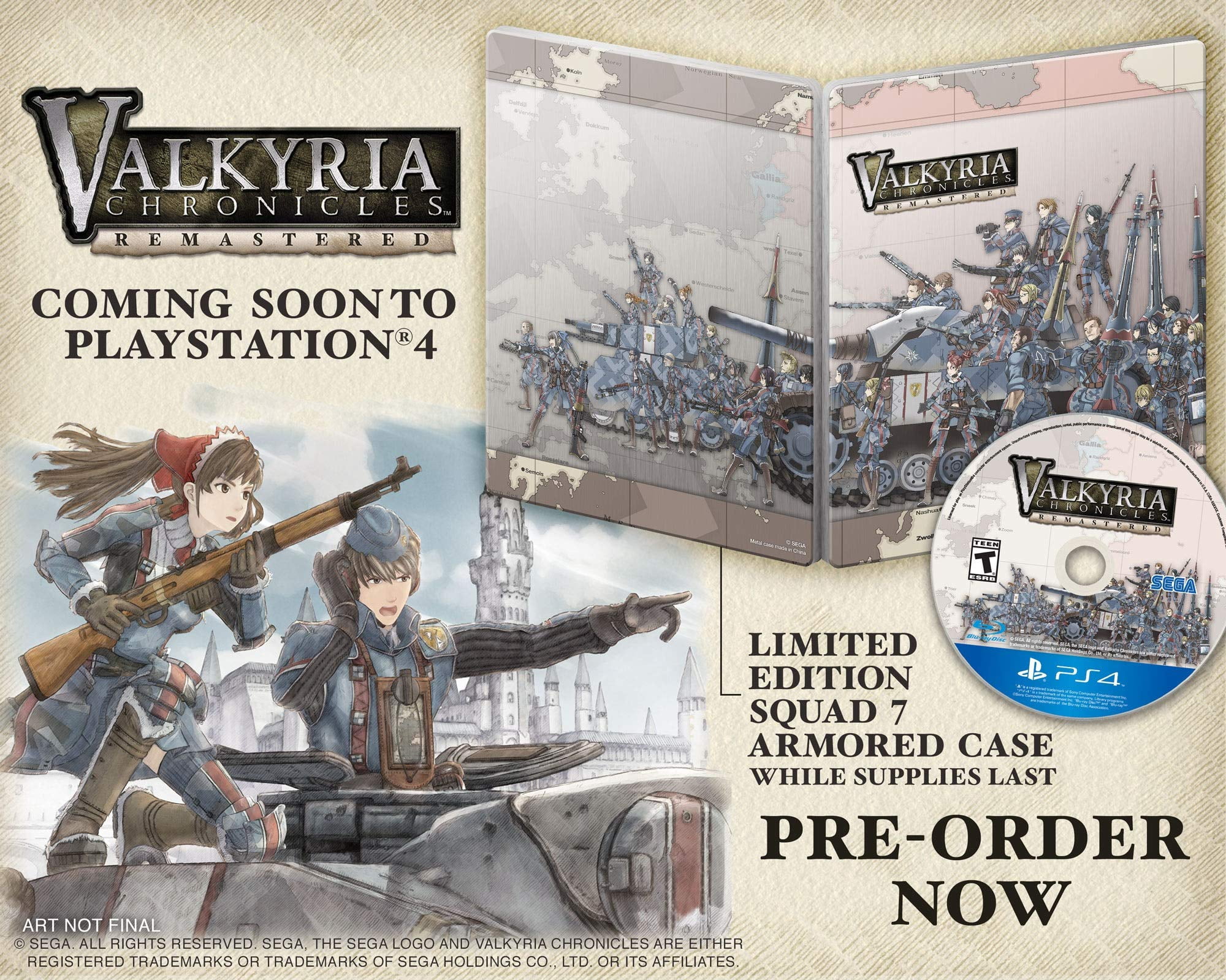 Valkyria Chronicles Remastered (Playstation 4)