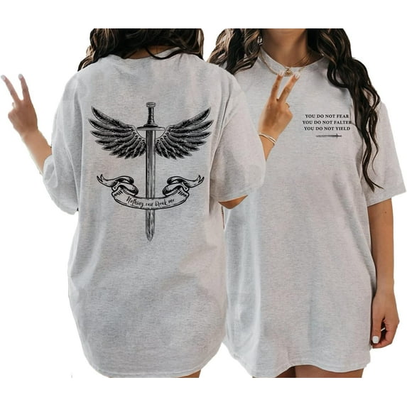 Valkyrie Shirt - A Court of Silver Flames ACOTAR Sarah J Maas Rhysand Feyre 2 Sided Shirt
