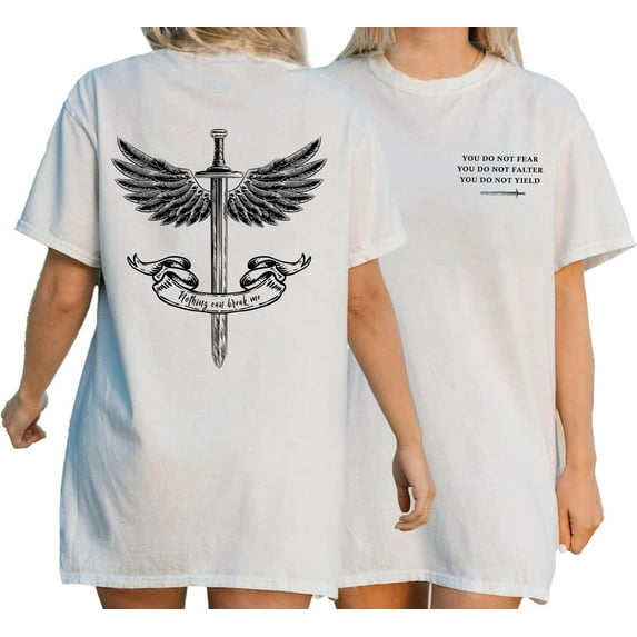 Valkyrie Shirt - A Court of Silver Flames ACOTAR Sarah J Maas Rhysand Feyre 2 Sided Shirt