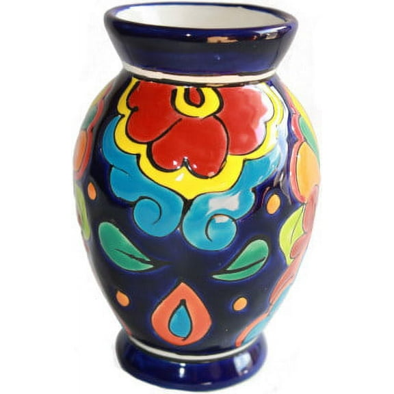 Vallarta Rainbow Talavera Vase