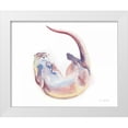 thumbnail image 1 of Valle, Aimee Del 14x12 White Modern Wood Framed Museum Art Print Titled - Swimming Otter II, 1 of 4