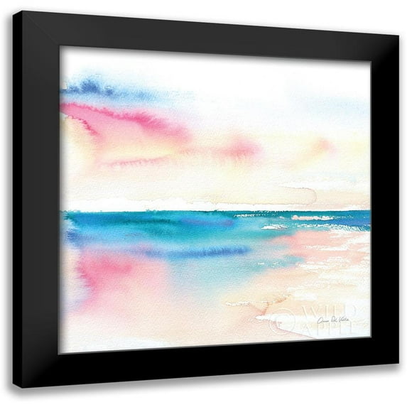 Valle, Aimee Del 15x15 Black Modern Framed Museum Art Print Titled - Vivid Coast