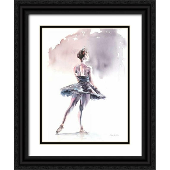 Valle, Aimee Del 19x24 Black Ornate Wood Framed with Double Matting Museum Art Print Titled - Ballet I