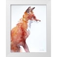 thumbnail image 1 of Valle, Aimee Del 19x24 White Modern Wood Framed Museum Art Print Titled - Sly as a Fox, 1 of 4