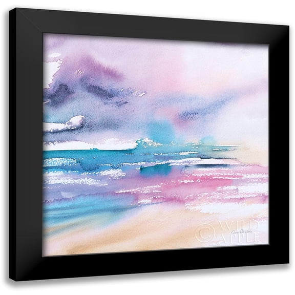 Valle, Aimee Del 20x20 Black Modern Framed Museum Art Print Titled - Violet Sky