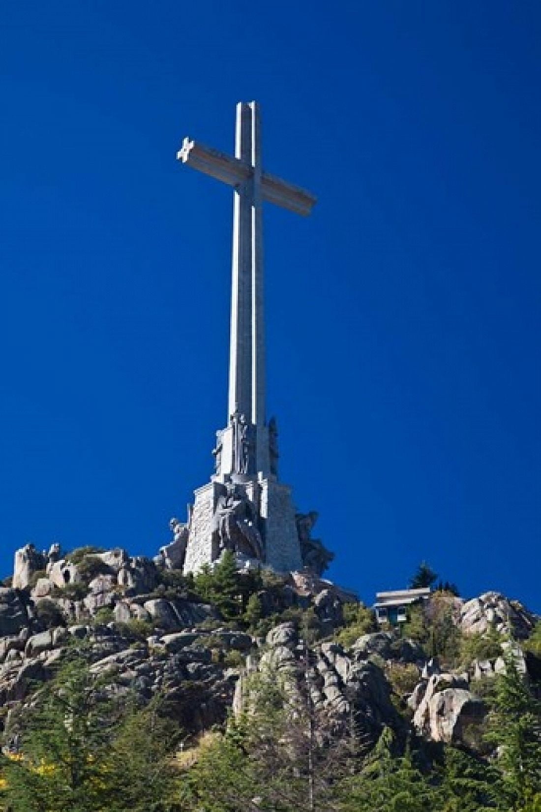 Valle de los Caidos San Lorenzo de El Escorial Madrid Region Spain Canvas Art - Walter Bibikow DanitaDelimont (18 x 24)