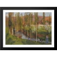 thumbnail image 1 of Valle du Vert with Shepherdess 38x28 Large Black Wood Framed Print Art by Henri Martin, 1 of 2