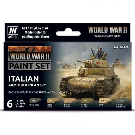 Vallejo Italian Armor & Infantry New