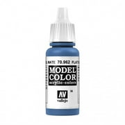 Vallejo Acrylic Model Color Paint - Flat Blue, 18 ml