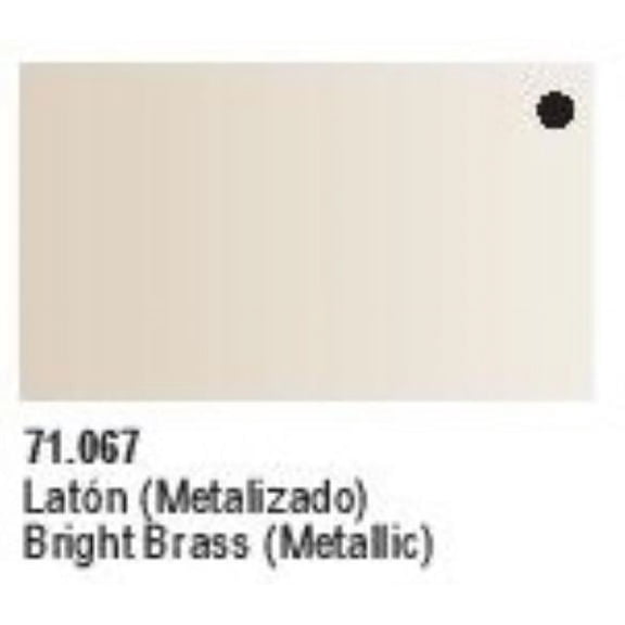 Vallejo 71067 Bright Brass Model Air 17ml Bottle Acrylic Paint