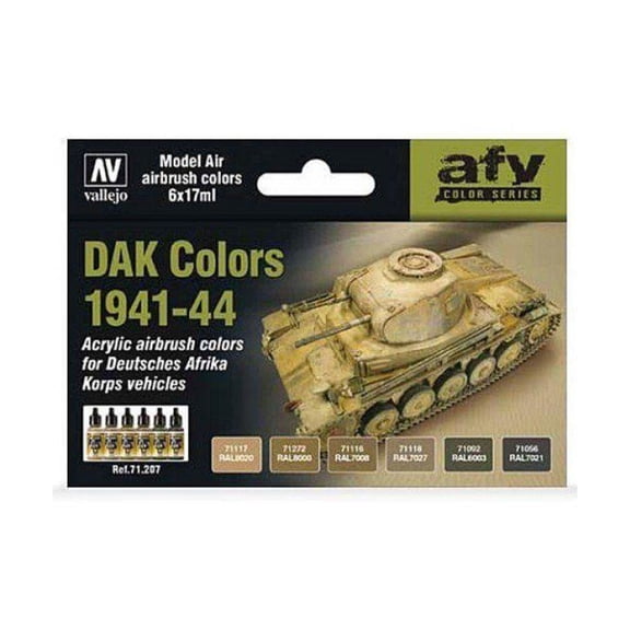 Vallejo AFV Color Series - DAK Colors 1941-44 New