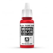 Vallejo Acrylic Model Color Paint - Vermilion, 18 ml