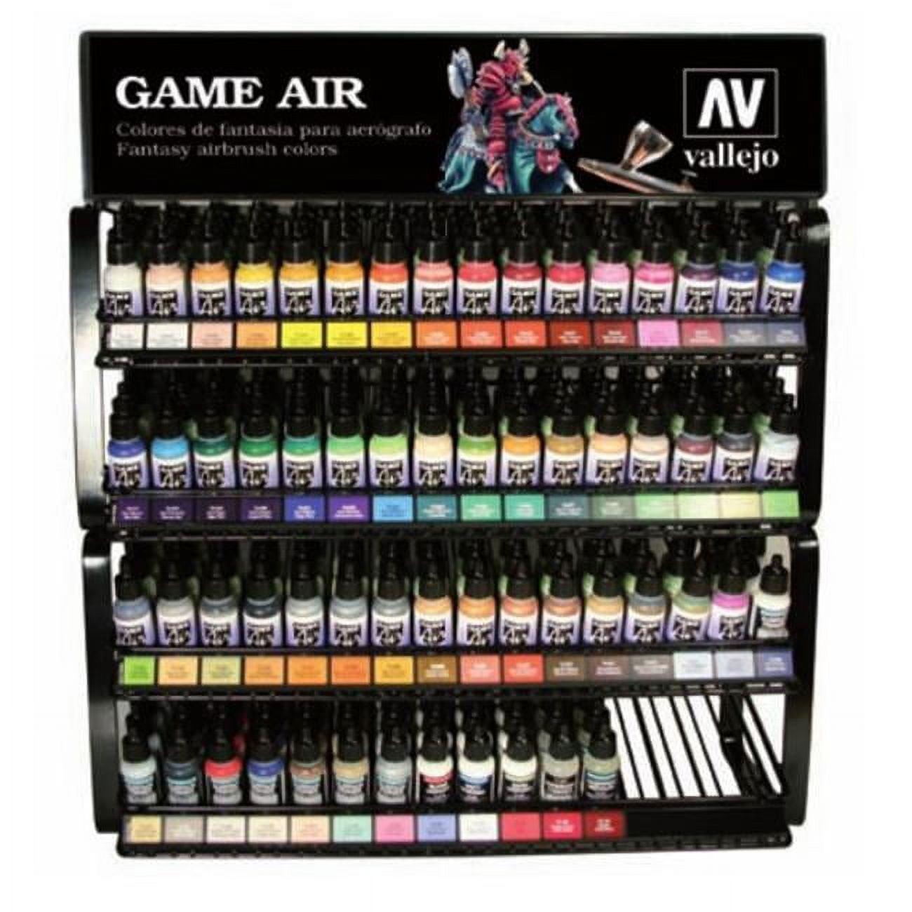 Vallejo Acrylic Paints 1011 Game Air Paint Deal With Rack 