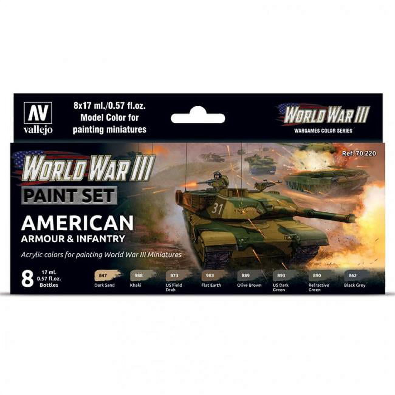 Vallejo American Armor & Infantry New