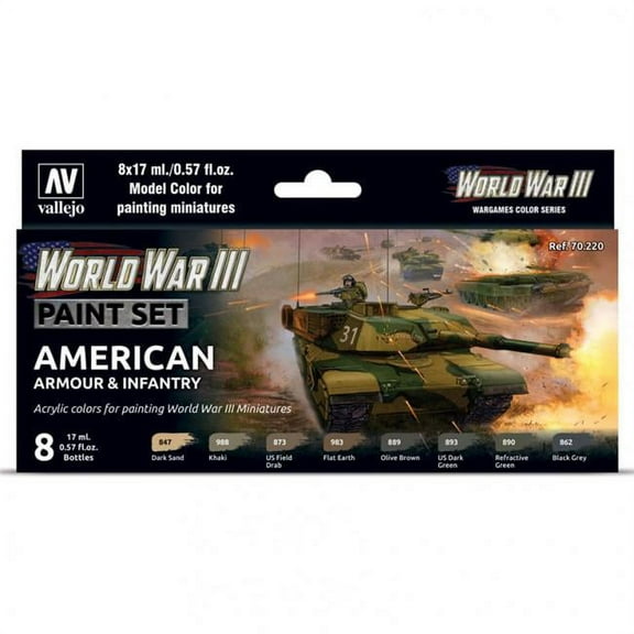 Vallejo American Armor & Infantry New