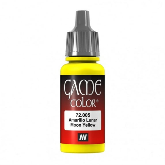 Vallejo Game Color Bald Moon Yellow Paint, 17ml Multi-Colored