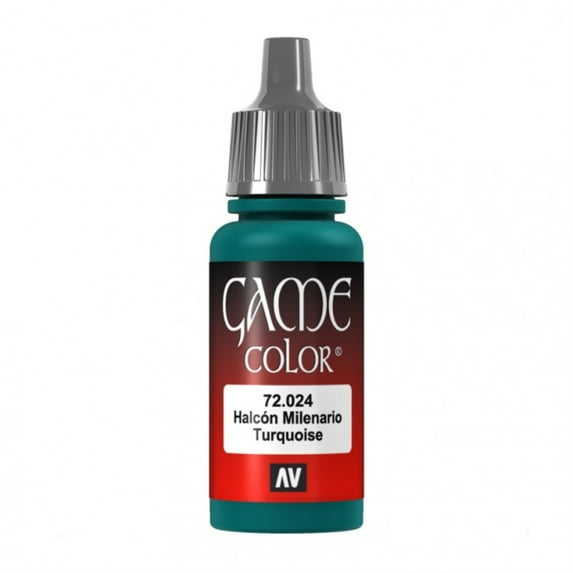 Vallejo Game Color Falcon Turquoise Paint, 17ml Multi-Colored