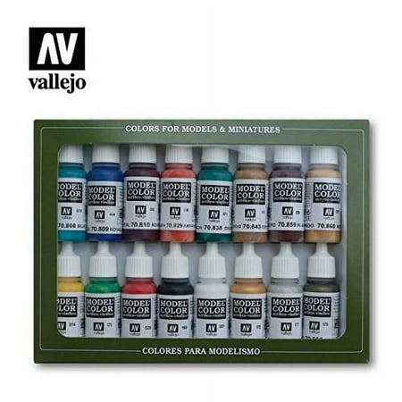 Vallejo Medieval Colors Paint Set, 17Ml