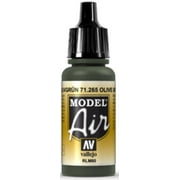 Vallejo 71265 Model Air Olive Green RLM80 Acrylic Paint 17ml