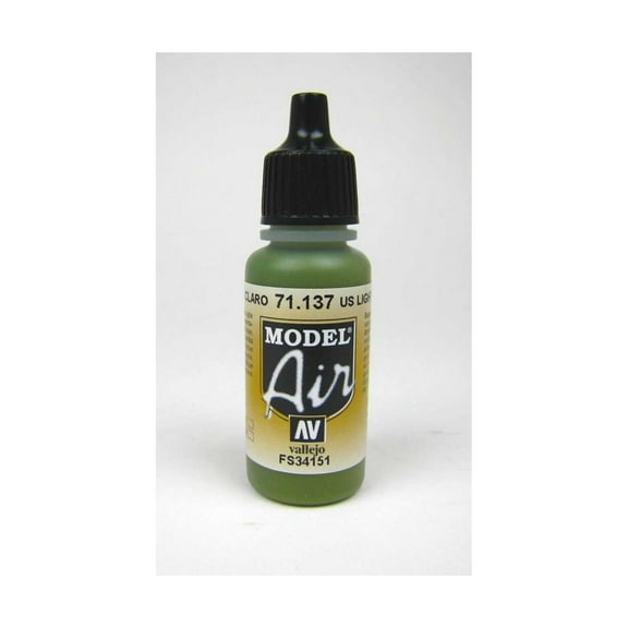 Vallejo 71137 Model Air US Light Green Acrylic Paint 17ml