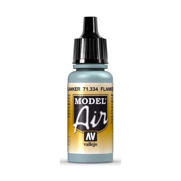 Vallejo Model Air Acrylic Paint - Flanker Light Blue, 18 ml