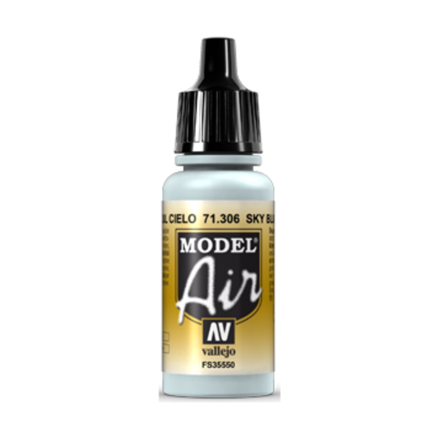 Peinture Aérographe Vallejo Model Air 17ml - Teinte IJN Ash Grey (gris Cendre), Réf. VAL71311