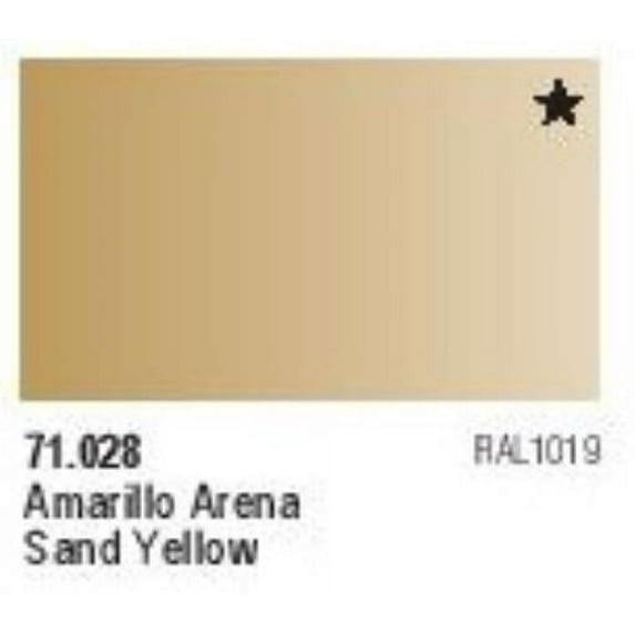 Vallejo 71028 Model Air Sand Yellow Acrylic Paint 17ml
