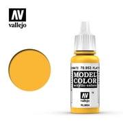 Vallejo Acrylic Model Color Paint - Flat Yellow, 18 ml