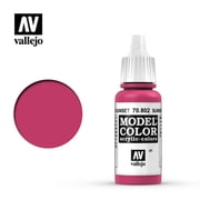 Vallejo Acrylic Model Color Paint - Sunset Red, 18 ml