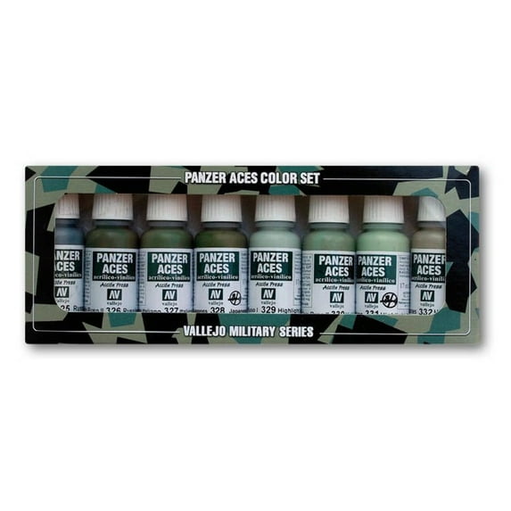 Vallejo Panzer Aces No #4 Paint Set, 17Ml