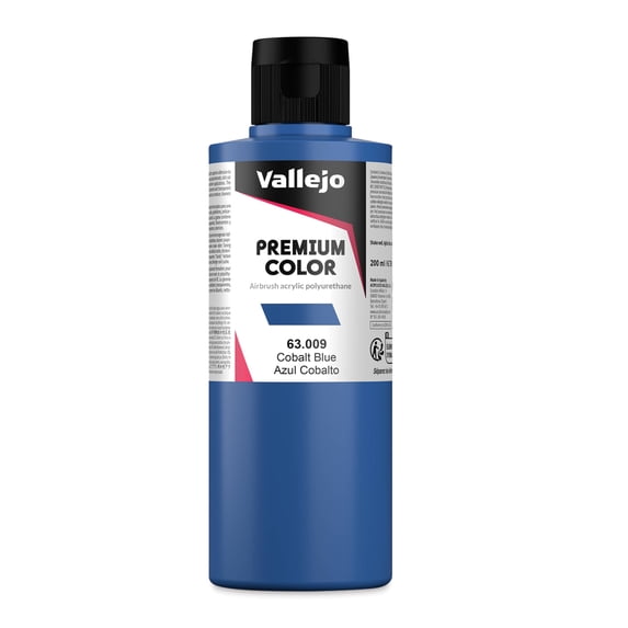 Vallejo Premium Airbrush Colors - 200 ml, Cobalt Blue