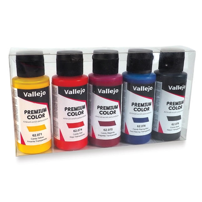 Vallejo Premium Airbrush Color Set - Candy Colors New