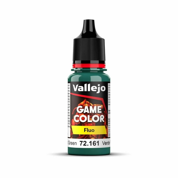 Vallejo VJP72161 18 ml Game Color Fluorescent Cold Green Paint