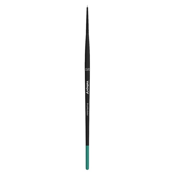 Vallejo VJPB01100 No.10-0 Pro Modeler Natural Hair Round Paint Brush