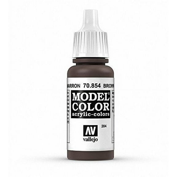 Vallejo Vallejo Brown Glaze Paint, 17Ml Paint