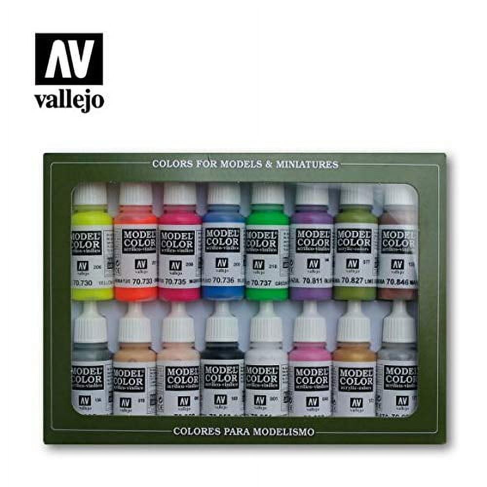 Wargames Delivered The Army Painter 116 Acrylic Paint Set Miniature Painting Kit with 4 Brushes - Model Paints for Plastic Models - Model Paint Set