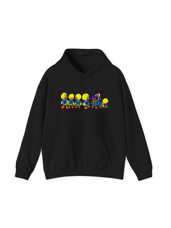 Vallely Classic Duck Skateboarding Classic 90s Hoodie Design - 3XL / Black