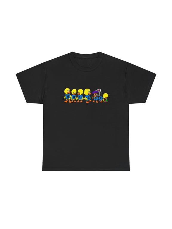 Vallely Classic Duck Skateboarding Classic 90s T Shirt Tee Print - Black / M