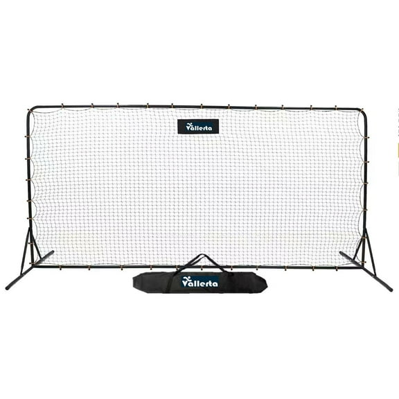 Vallerta 12 x 6 Ft. Portable Training Re-bounder & Practice Aid with Carry Bag