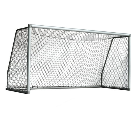 Vallerta 24 x 8 FT Heavy Duty Aluminum Frame Soccer Goal with Premium Net, All Season, Rust Proof