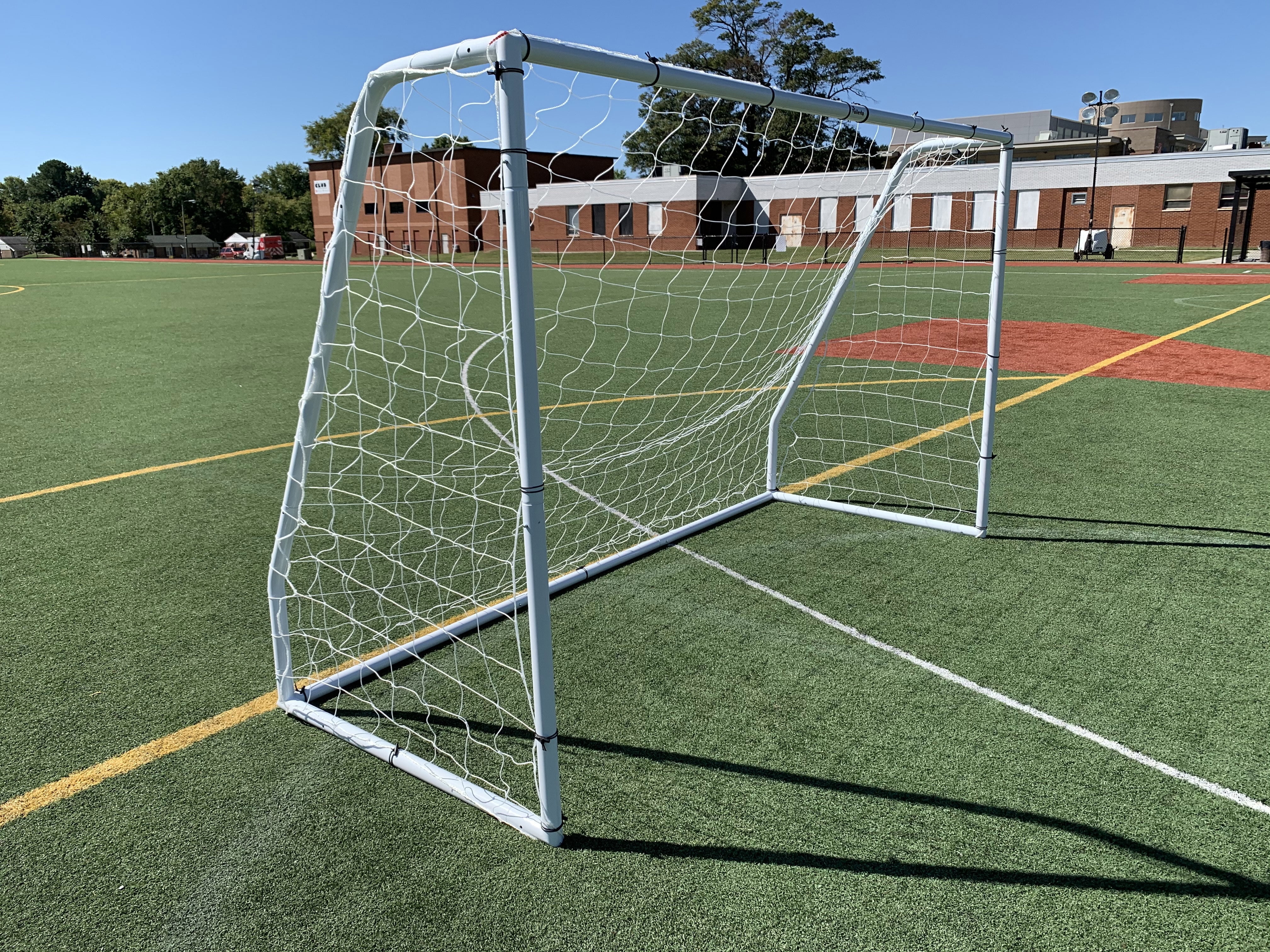 Vallerta Premier 10 X 6 Ft. [2 NETS] Youth Size Steel Soccer Goal w ...