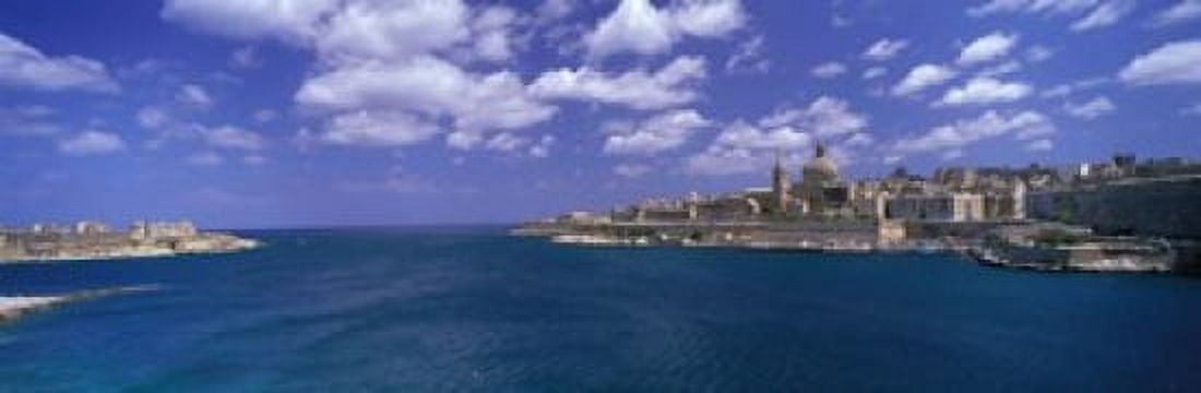 Valletta Malta Canvas Art - Panoramic Images (18 x 6)